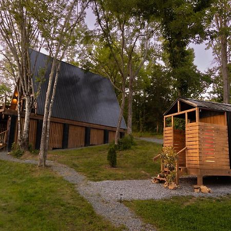 Valhalla Cabins Aframes With Hot Tubs & Sauna Cosby المظهر الخارجي الصورة